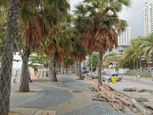 Pattaya Beach Road zu Corona Zeiten